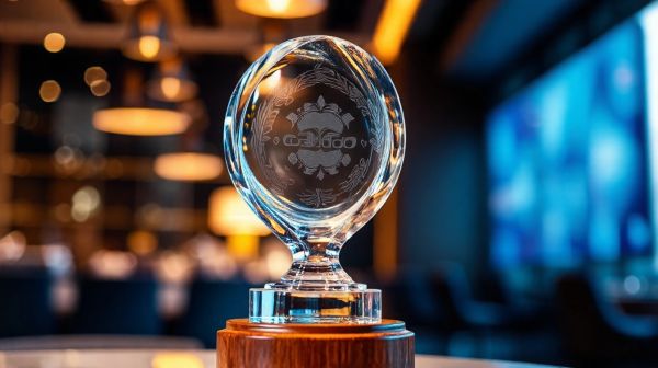 Découvrez les trophées en verre personnalisés pour valoriser votre marque